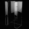 Glove Box Holder Dispenser Wall Mounted Tissue Holder Clear with