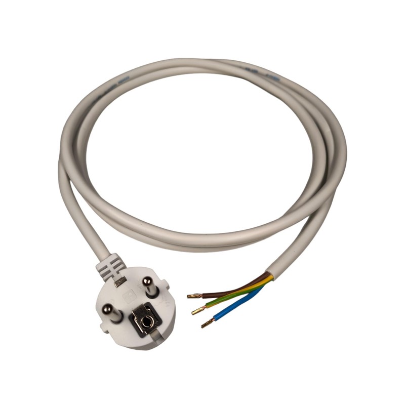 Cable with Plug and Ferrules, Plug 230 V, 16 A,
