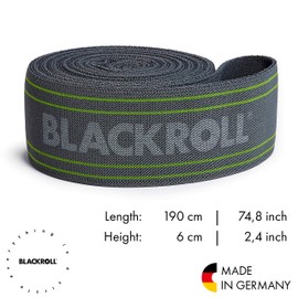 Blackroll Resist & Multi Band – Fitness Bands, Training Bands with Different Resistance Levels (Strong -Extreme) for Stable Muscles, grey