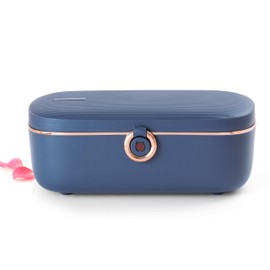 Bella Epoca® Portable Electric Food Warmer - An Elegant Heated Lunch Box with 2 Compartments and Stainless Steel Thermal Container (1L/45W)