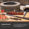 OUII 26'' Pizza Oven Brush with Stone Scraper - Includes