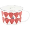 Tamahashi Plune "Prune" Measuring Cup 450ml Red Strawberry Enamel MC-603