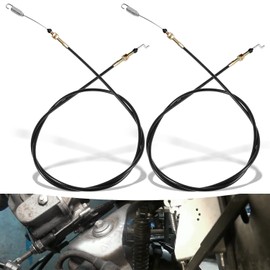 2Pcs 2-11082 Shifter Cable for Chuck Wagon CW-11 CW-265 CW-413, Trailmaster Trail Wagon TW400 TW11, BD300, Land Master LM400 LM650, UTV Go-Kart Shift Cables Parts and Accessories