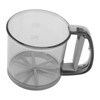 Jeanoko Baking Sifter Cup, Handheld Flour Sifter Uniform Sieve Holes