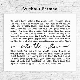 First Anniversary Gift, Song Lyrics Wall Decor, Vows Sign, Couples Gift, First Dance Lyrics Print, for Anniversary, Nice Lyrics, 8 x 10 Inches Unframed