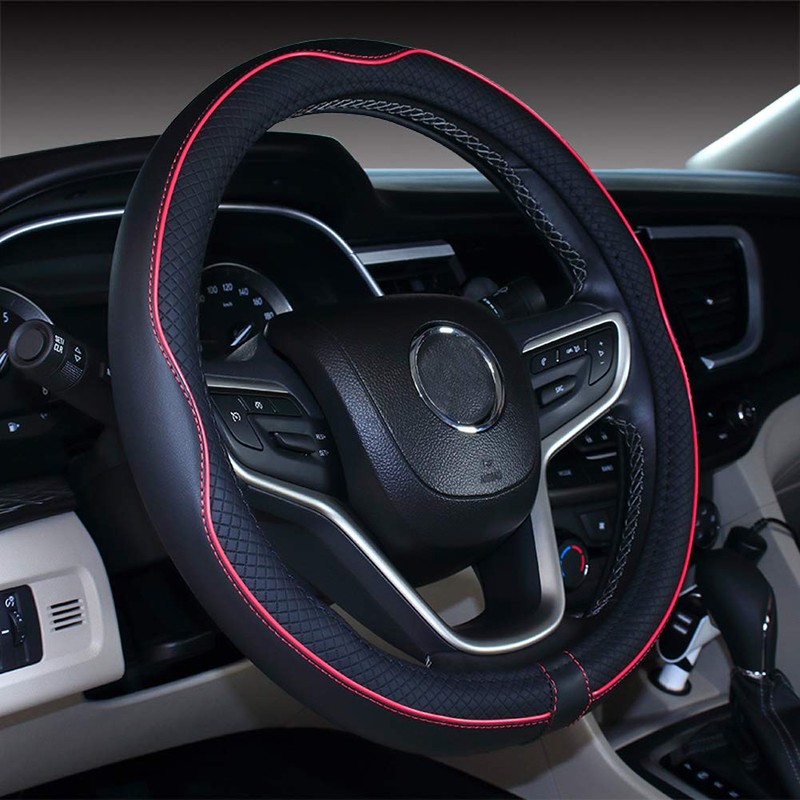 Mayco Bell Large Size Steering Wheel Cover Anti-Slip,Safety,Soft,Breathable,Durable,Full Surround,Comfortable Grip