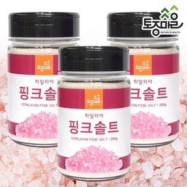 native village Tojong Village [Cooking & Garu] Himalayan Pink Salt 300g x 3 containers / 토종마을 [요리앤가루]히말라야 핑크솔트 소금 300g X 3통