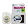 Tom's Of Maine Flat Floss Natural Waxed Antiplaque Gentle Spearmint