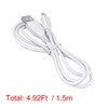 ABLEGRID 5ft White Micro USB Data/Sync Charging Cable PC Laptop