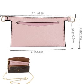 Lckaey Purse accessories kit for Josephine ror wallet Sarah bag Emily wallet, Purse organizer Y001-pink