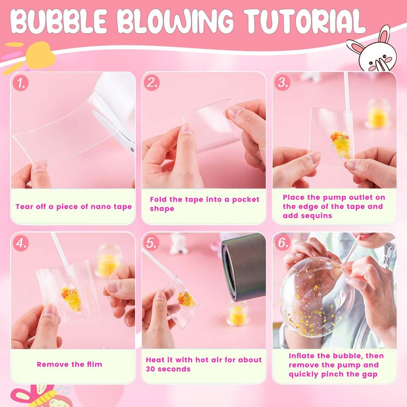 Nano Tape Bubble Kit for Kids, Squishy Making Maker Kit,
