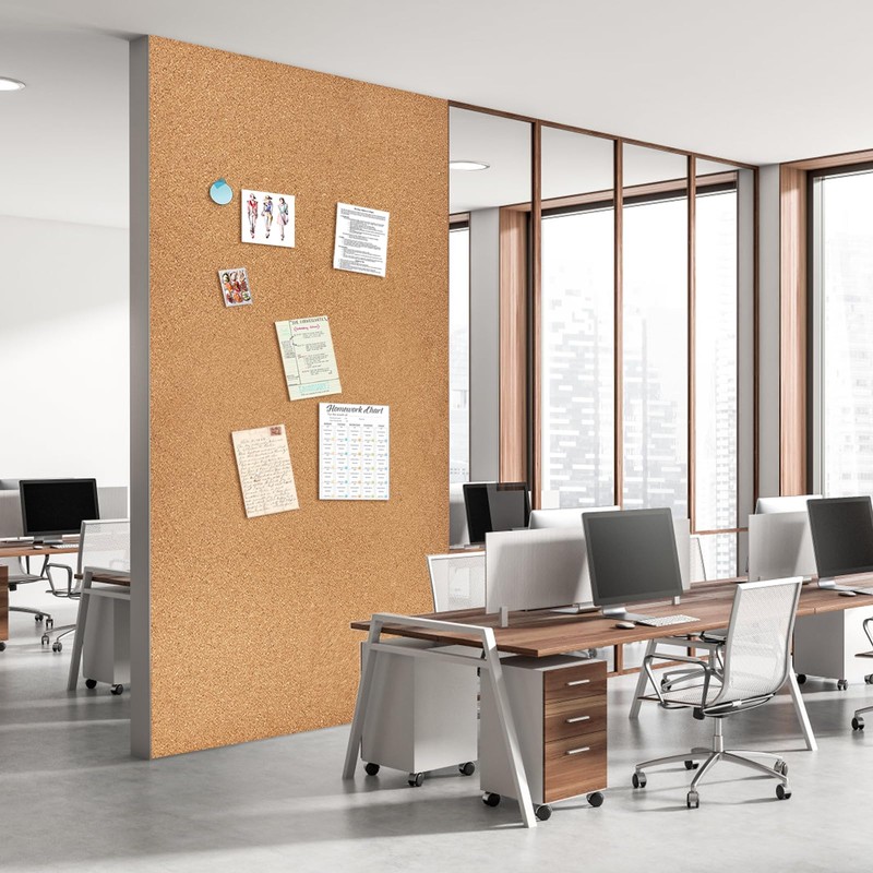 6mm Self-Adhesive Cork Board Roll, 1/4" Thick Cork Boards for