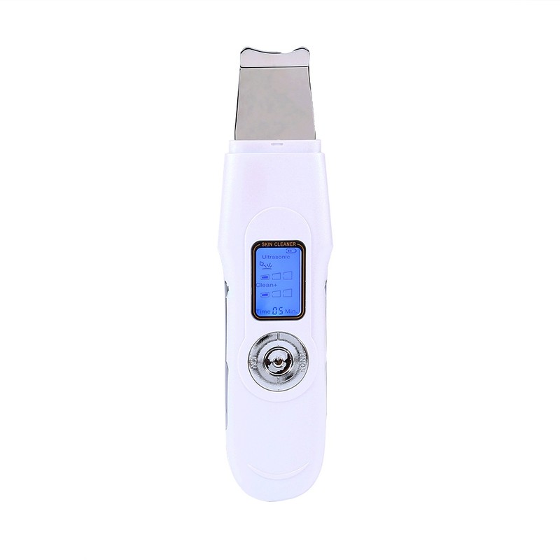 Rechargeable Ultrasonic Facial Skin Pore Clean Scrubber Exfoliator Beauty Machine