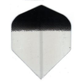 3 Sets #3040 AmeriThon Black/Clear Tinted Dart Flights