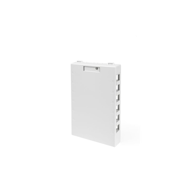Leviton 41089-12W QuickPort Surface Mount Housing, 12-Port, White