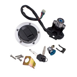 Baceyong Ignition Lock Fuel Gas Fuel Cap Lock Key Kit for Su'zu'ki SV1000 SV1000S SV650 SV650A SV650S SV650SF GSXR 600 750