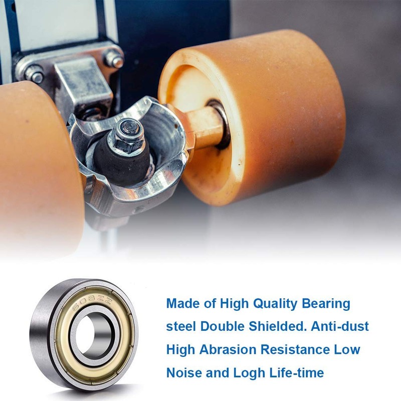 608 ZZ Ball Bearings, 20 Pieces 608zz Metal Double Shielded