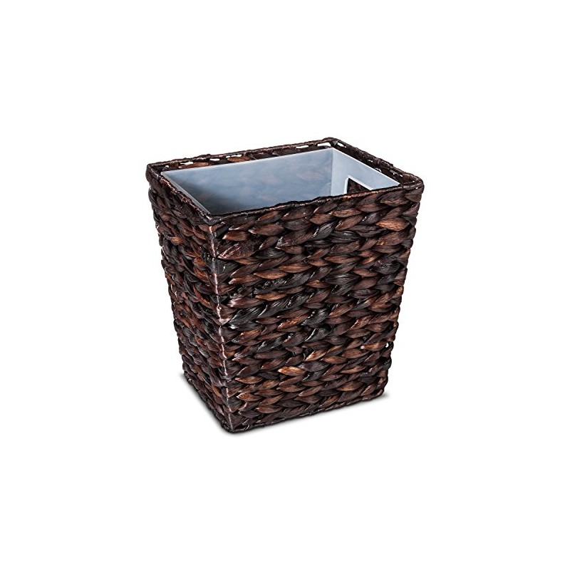 Threshold Wastebasket Dark Weave