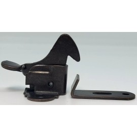 Furniture Knowledge Steel Antique Brass nickle zinc Lever Elbow Catch latch spring lock cabinet new - Antique Brass