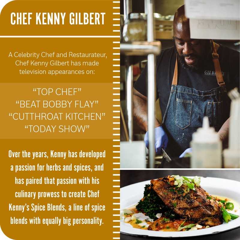 Chef Kenny Gilbert's Ultimate Spice Blend Jerk Seasoning, No GMO,