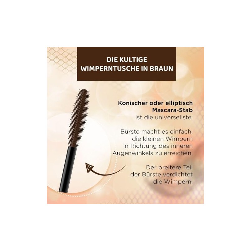 Eveline Cosmetics Variété Mascara Brown Mascara for Volume and Extension