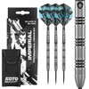 KOTO Imperial 21G Silver & Black 80% Tungsten Includes 3