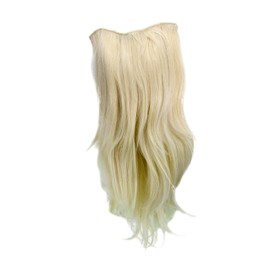 WIG ME UP - H9505-613 Clip-in Hairpiece with 7 Clips, 3/4 Wig Light Blonde, Light Blonde, 60 cm Hair Extension Wig