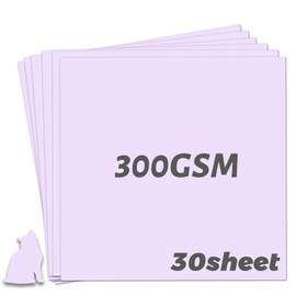 YINUOYOUJIA Cardstock 12 x 12" Thick Paper, 300gsm/110lb Construction Paper 30 sheets purple cardstock