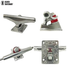 SK8 TRUCK G Silver 5.25" Super Lightweight Strong Professional Skateboard Truck Set of 2 (1 Pack) in Box