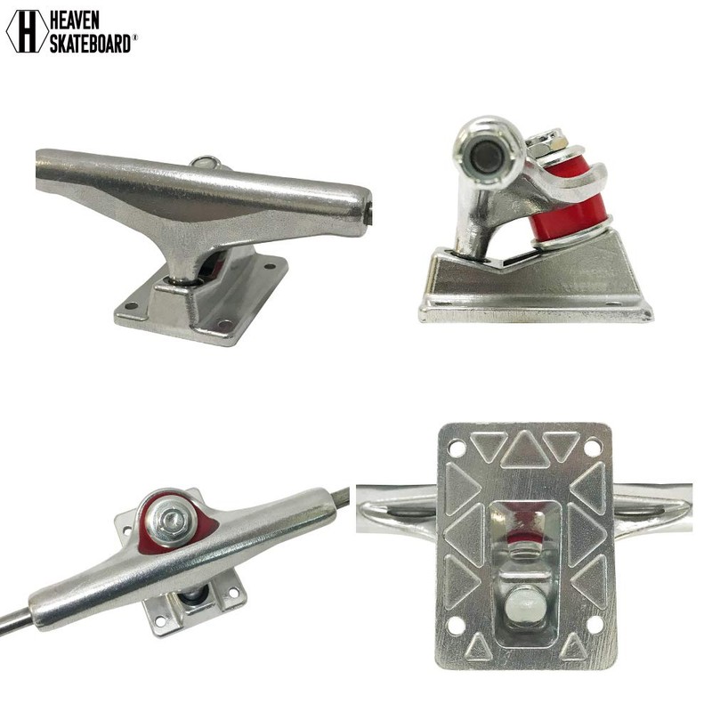 SK8 TRUCK G Silver 5.25" Super Lightweight Strong Professional Skateboard