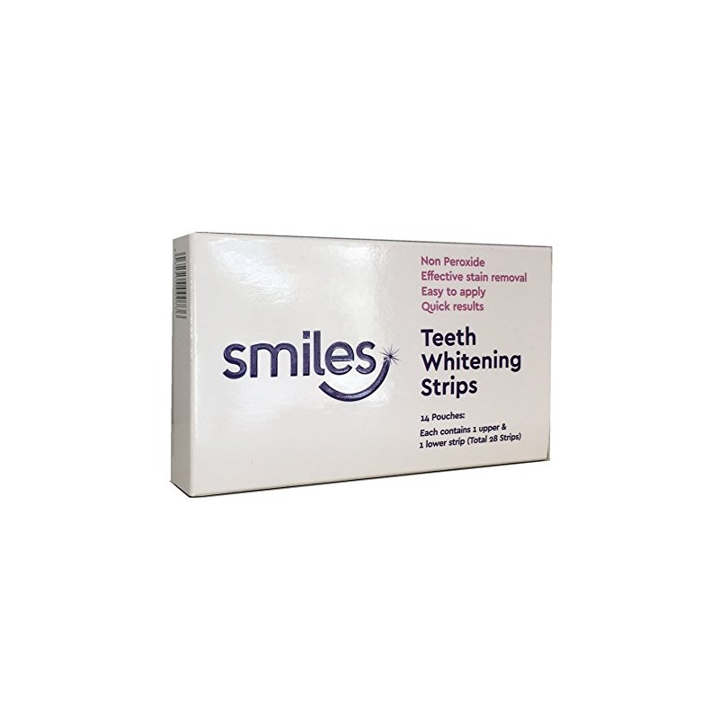 Smiles pack Of 28 Teeth Whitening Strips Home Teeth Tooth