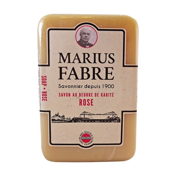 Marius Fabre 1900 Rose Bar Soap 250 G 8.8 Oz