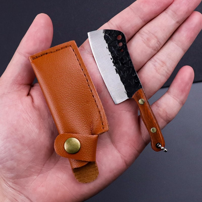 Ruksifg Mini Kitchen Knife Set Tiny EDC Knife for Package