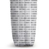 Binary Code Pattern with Digits in Screen Tote Bag