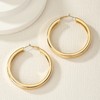 Otxas Large Gold Hoop Earrings Lightweight Big Chunky Gold Hoops