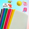 Hard Felt Sheets, 18 Piece Felt Fabric, 70 x 11,3