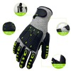 Zoleker Work Gloves TPR Impact Resistant Puncture Cut Resistant Touchscreen