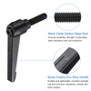 sourcing map 4pcs Clamping Lever Handles, M8 x 25mm Black