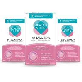 Health & Her Pregnancy Multivitamins for Women, Vegan, 90 Day Supply