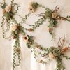 50 Yard(150 Ft) Green Leaf Trim Ribbon Artificial Vines Leaves
