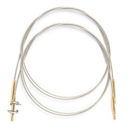 Lantern Moon Swivel Cable, Silver & Brass, 40 cm