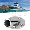 30 Degree Round Tube Base Hand Rail Railing Fitting 316