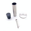 Door Stop | Wall or Skirting Mounted | Satin Stainless