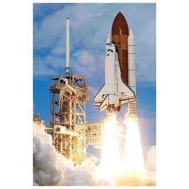 Discovery Launch NASA Space Shuttle 1000 Piece Jigsaw Puzzle For Adults And Kids | Challenging Interactive Brain Teaser for Family Game Night | 29 x 20 Inches