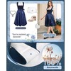 DIRNDLSTERN Women's Blue Without Lacing Midi Women's Outfit Oktoberfest 2025,