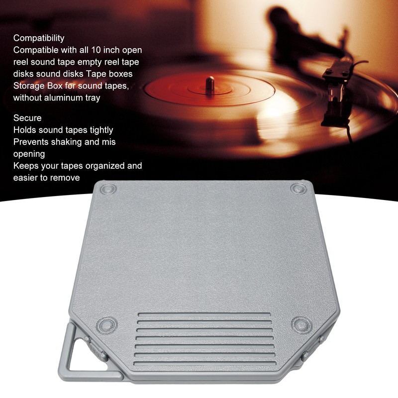 10 Inch Empty Tape Reel Storage Box Scratch Resistant Full