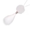 Pom Pom Car Pendant Rhinestone Embedded Sturdy Metal Cute Animal