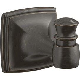 KOHLER Robe Hook, Bath Robe Hook, Grand Collection, Oil Rubber Bronze, K-26540-2BZ