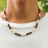 Puka Shell Necklace for Men Adjustable Surfer Shell Beads Jewelry