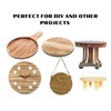 Set of 5-0.8 inch Thick, 15 inch Wood Circle for